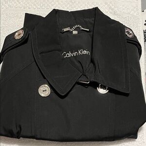 Calvin Klein Elegant Black Coat